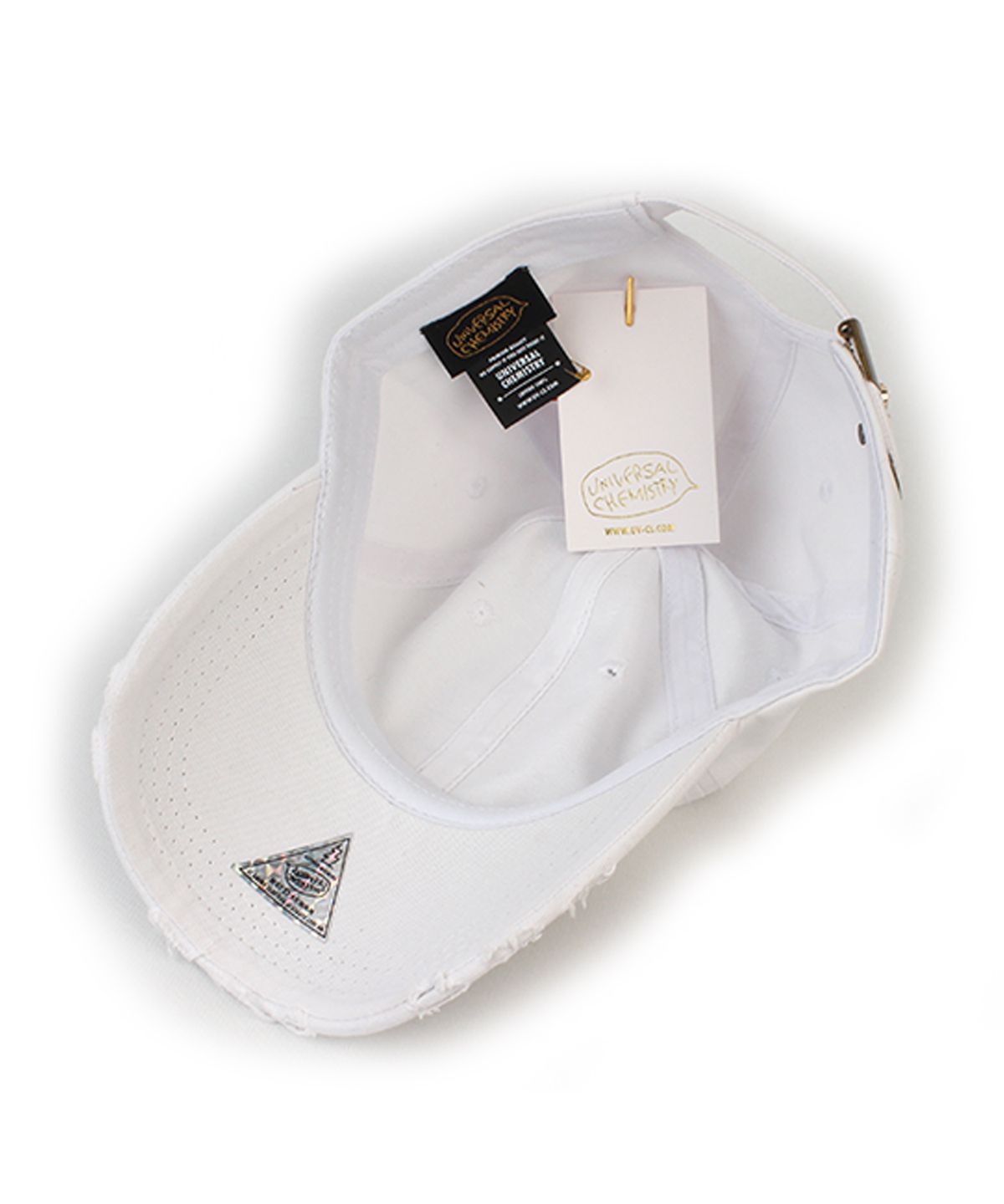 유니버셜 케미스트리(UNIVERSAL CHEMISTRY) Vintage Washing Muji White Ballcap 워싱볼캡
