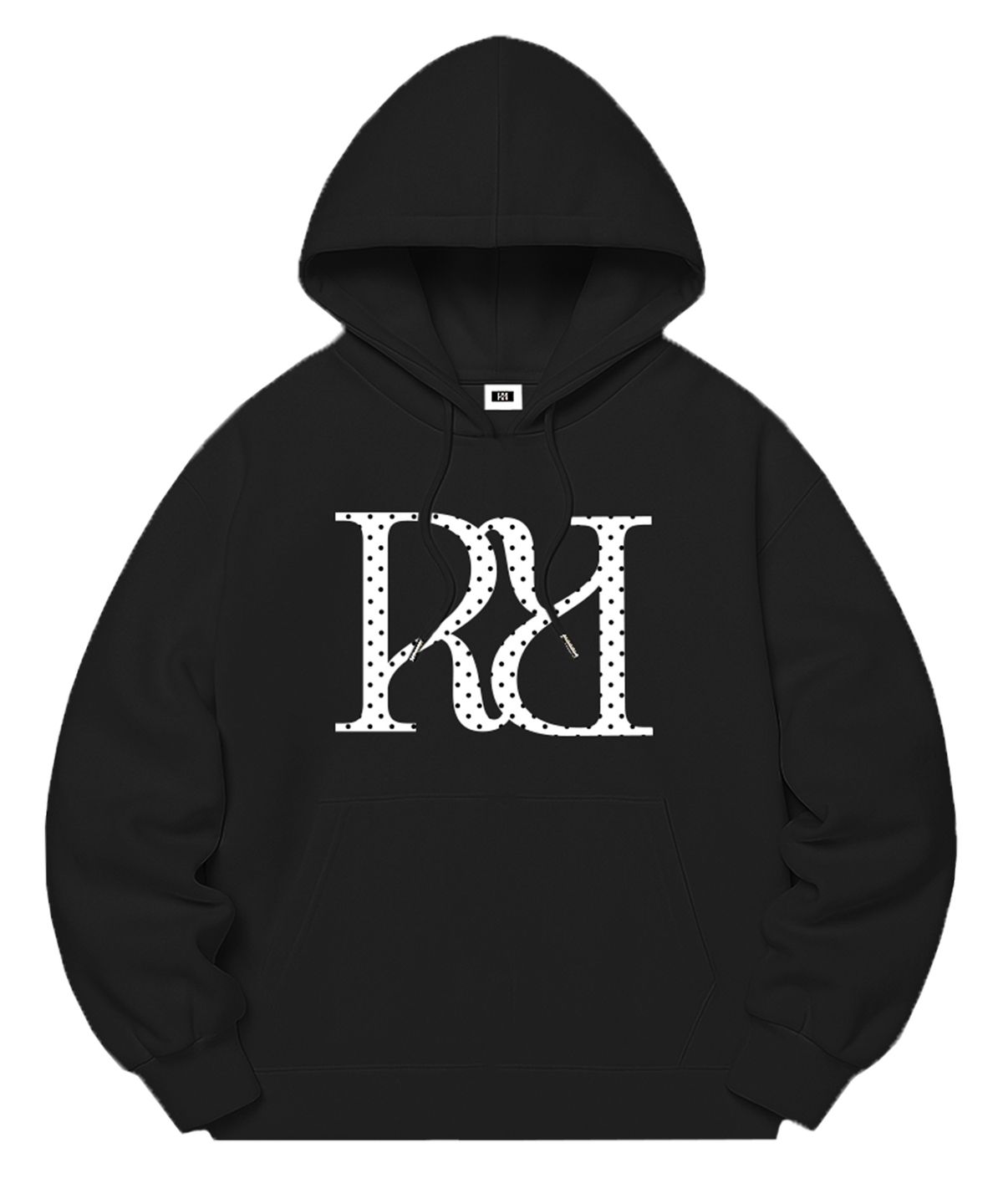 랜덤오프(RANDOMOFF) R:SIGNET DOT OVER FIT HOODIE (3color)