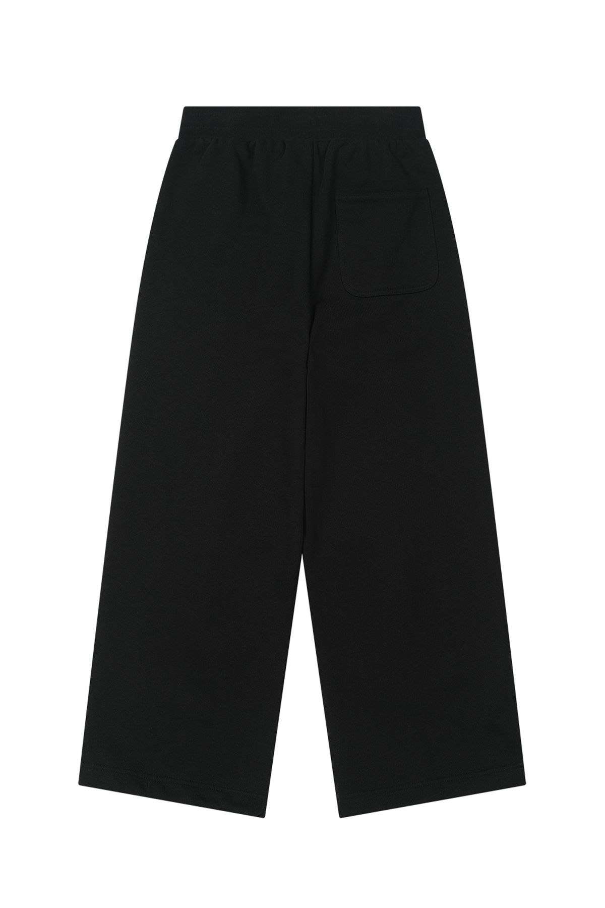 다이닛(DEINET) GERMAN LETTERING SWEATPANTS IN BLACK