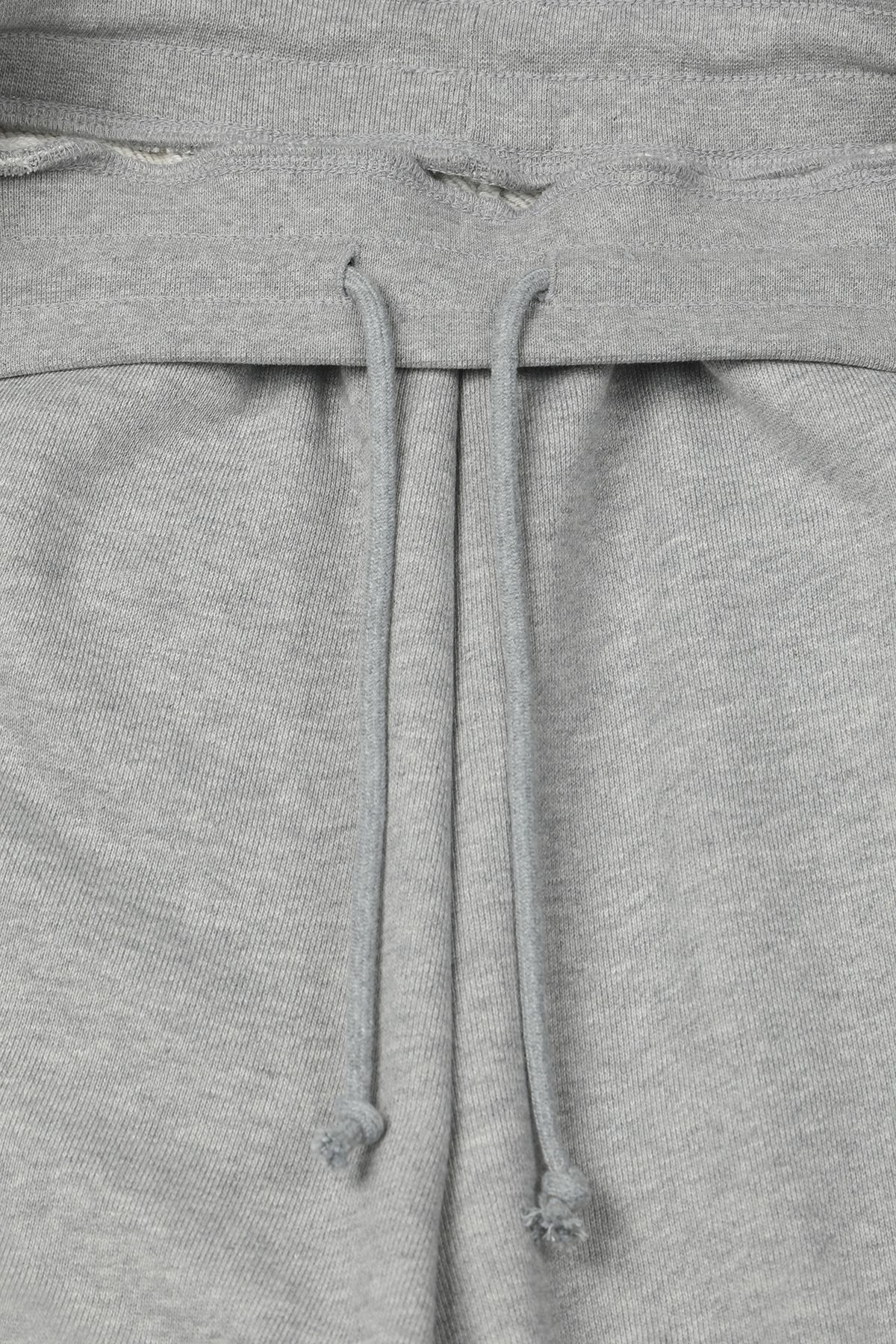 다이닛(DEINET) GERMAN LETTERING SWEATPANTS IN MELANGE GREY