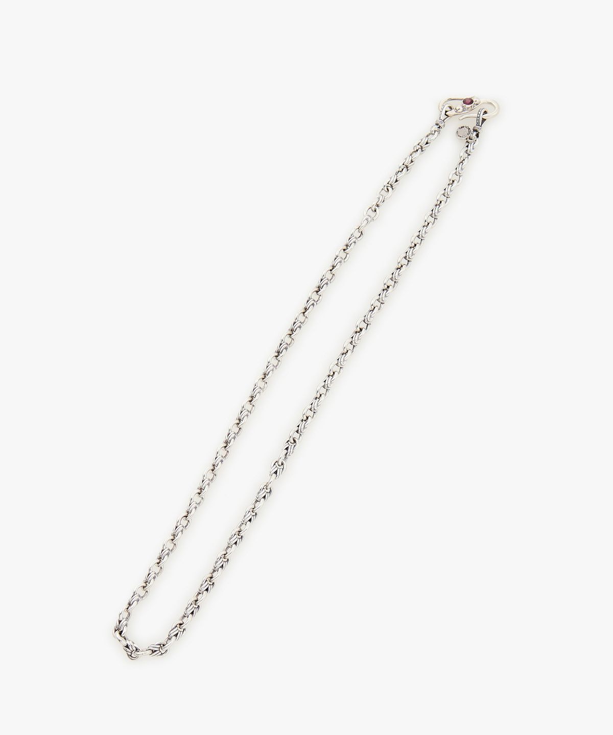 맨온더분(MAN ON THE BOON) [GEROCHRISTO JEWELRY] 트위스트 체인 50CM_실버 4716129215