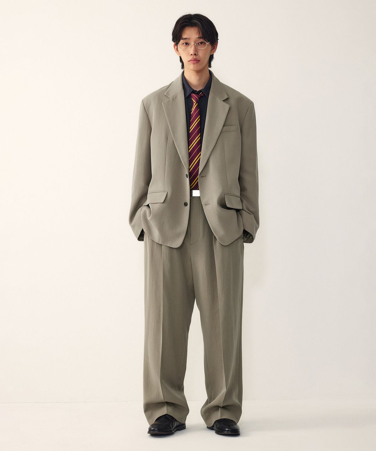 스튜디오 톰보이(STUDIO TOMBOY) [MEN] 싱글 셋업 자켓_베이지 9156112551