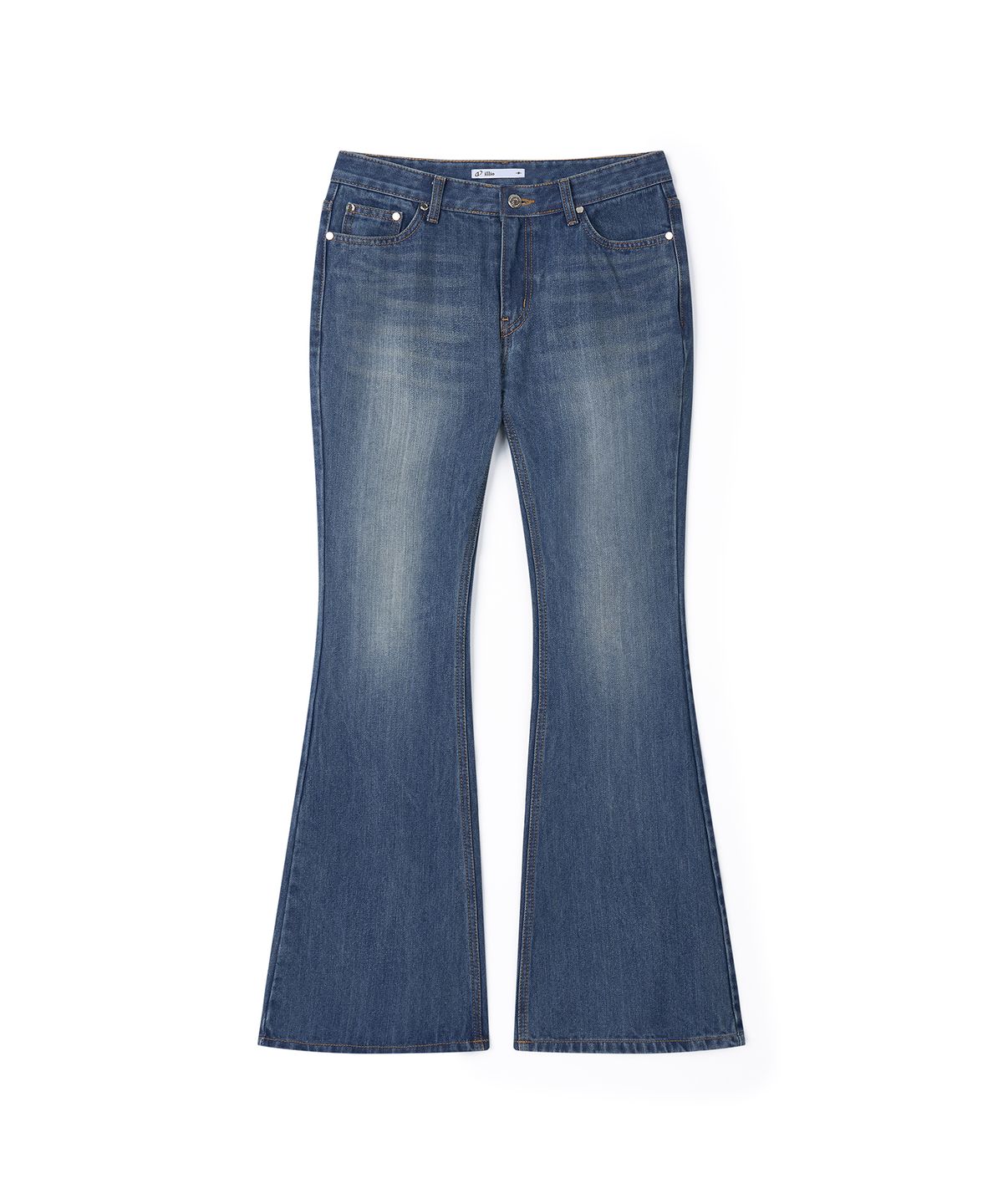 일리오(ILLIO) Blue Cathy Backpocket bootscut denim