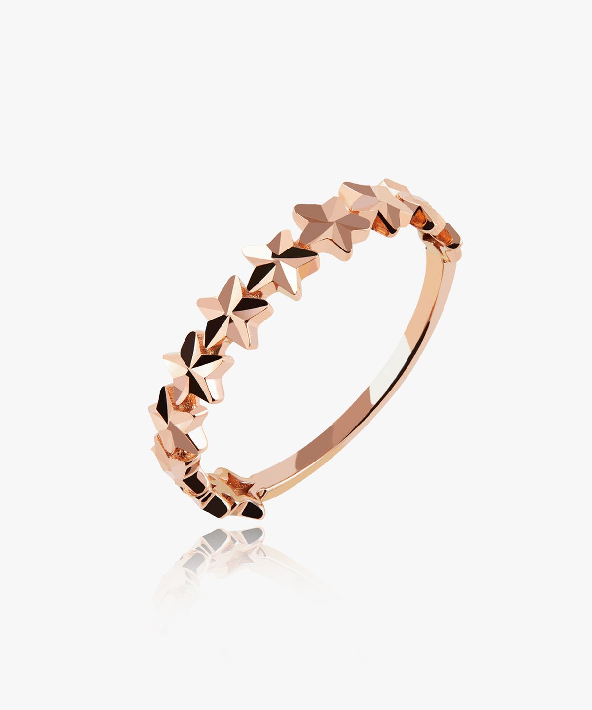 엘렌쥬얼리(HELENE JEWELRY) 14K 18K 글리마 스타 라인 미스 링 금 반지