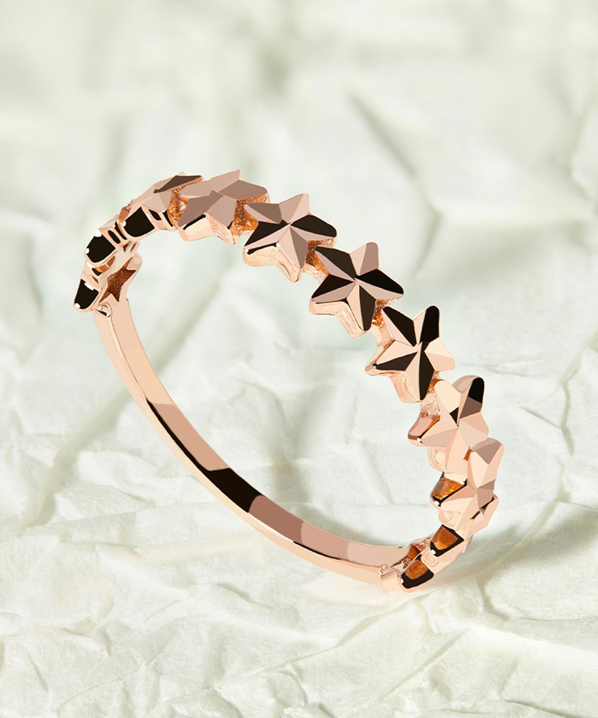 엘렌쥬얼리(HELENE JEWELRY) 14K 18K 글리마 스타 라인 미스 링 금 반지