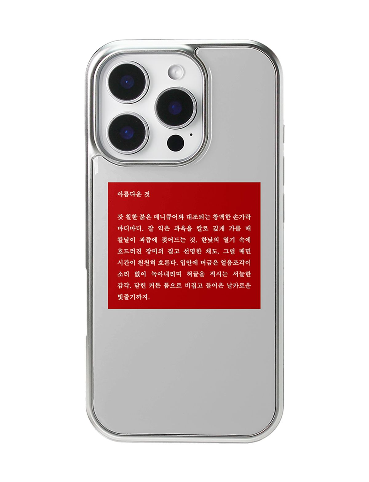 네이키드 런치(NAKED LUNCH) Beautiful Things Bumper Case (+맥세이프/Z플립)