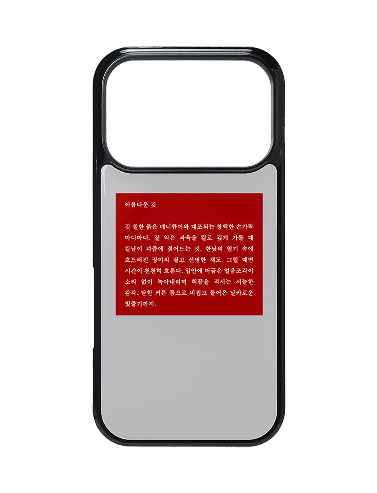 네이키드 런치(NAKED LUNCH) Beautiful Things Bumper Case (+맥세이프/Z플립)