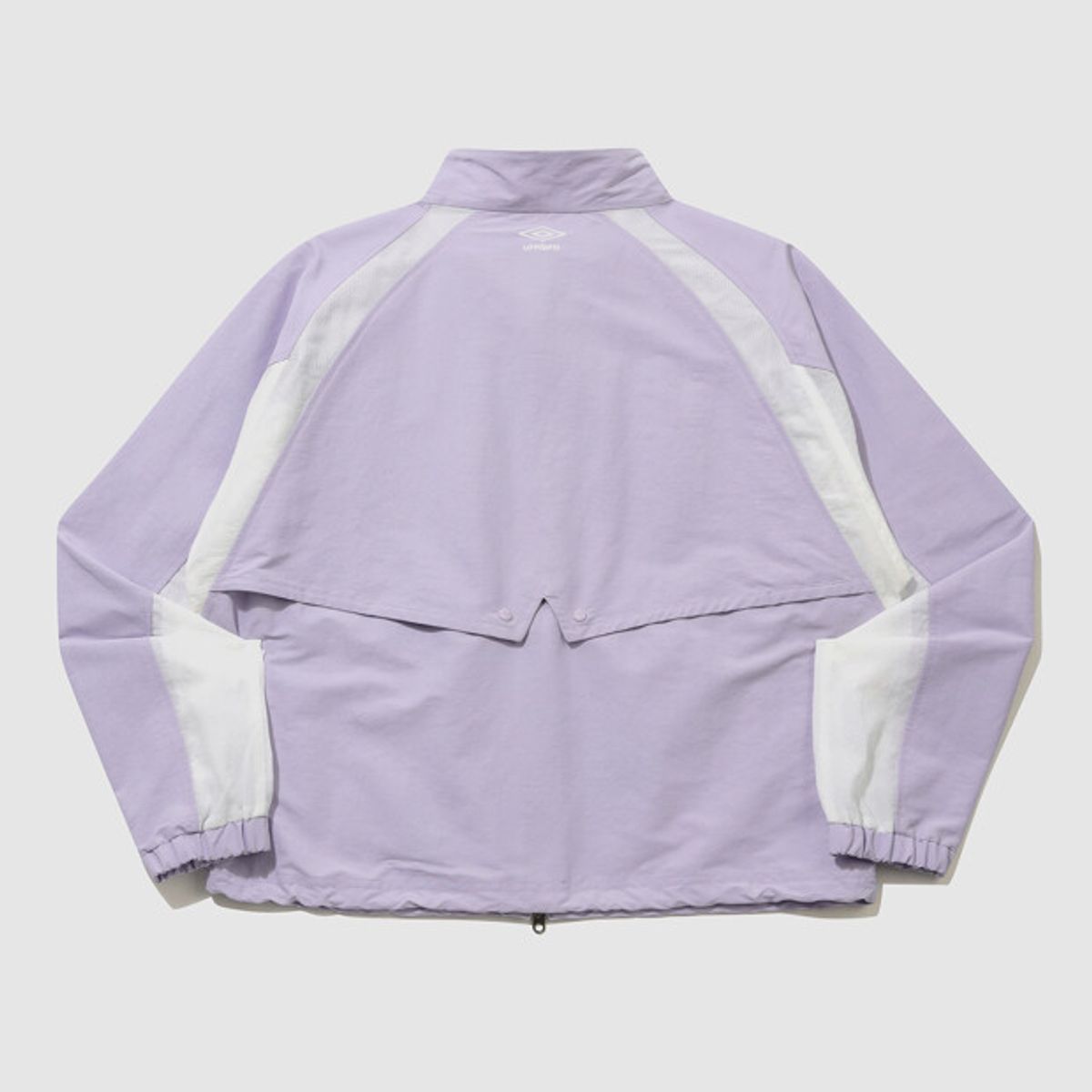 엄브로(UMBRO) 린넨라이크 우먼스 스탠넥 바람막이 자켓 라벤더 UR122CJK36