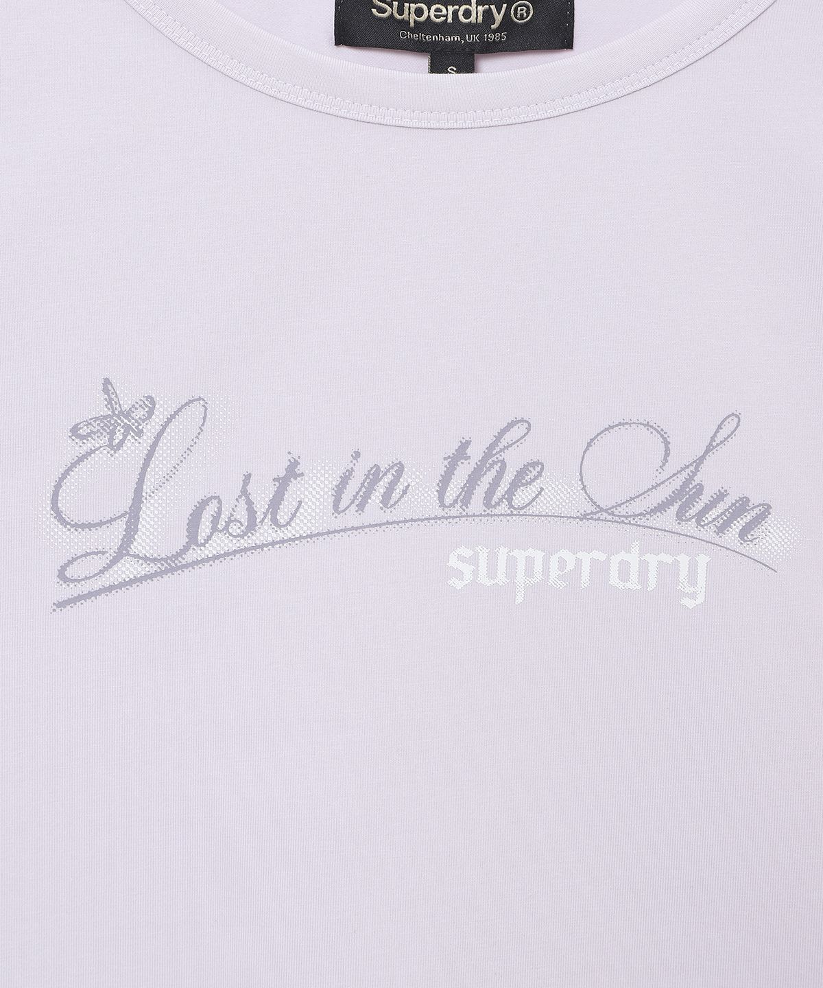 슈퍼드라이(SUPERDRY) 우먼스 캡 슬리브 티셔츠 라이트퍼플 SDFISCQ41LPP