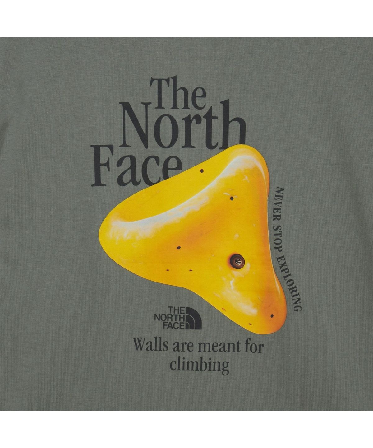 노스페이스(THE NORTH FACE) NT7US09A 남성 업홀드 반팔 티 KHAKI