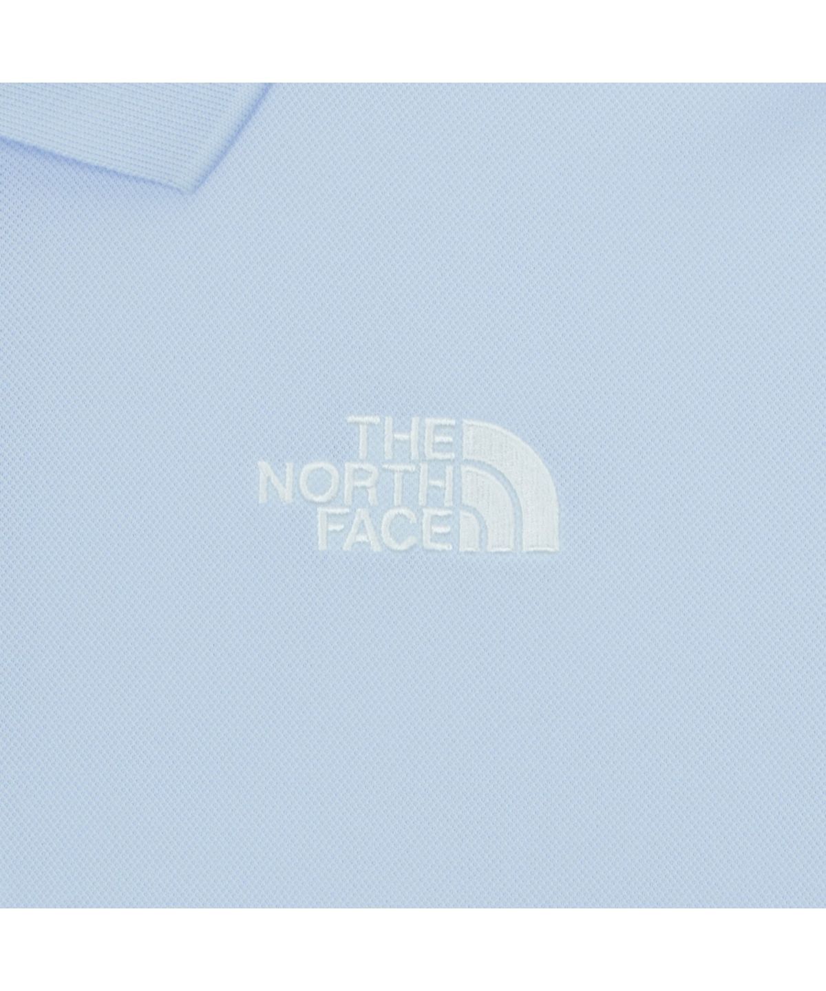 노스페이스(THE NORTH FACE) NT7PS03D 남성 쿨맥스 프라임 반팔 폴로 BABY BLUE