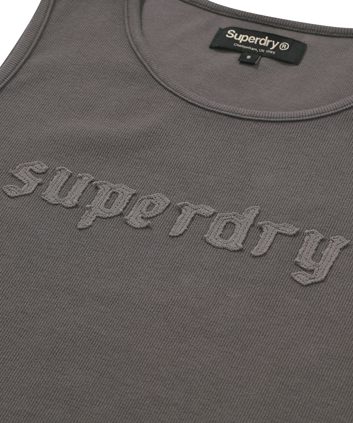 슈퍼드라이(SUPERDRY) 우먼스 워시드 슬리브리스 차콜 SDFIVCQ47CHL
