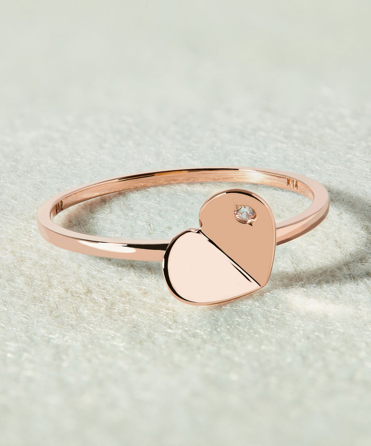엘렌쥬얼리(HELENE JEWELRY) 14K 18K 에끌라 하트 미스 링 금 반지