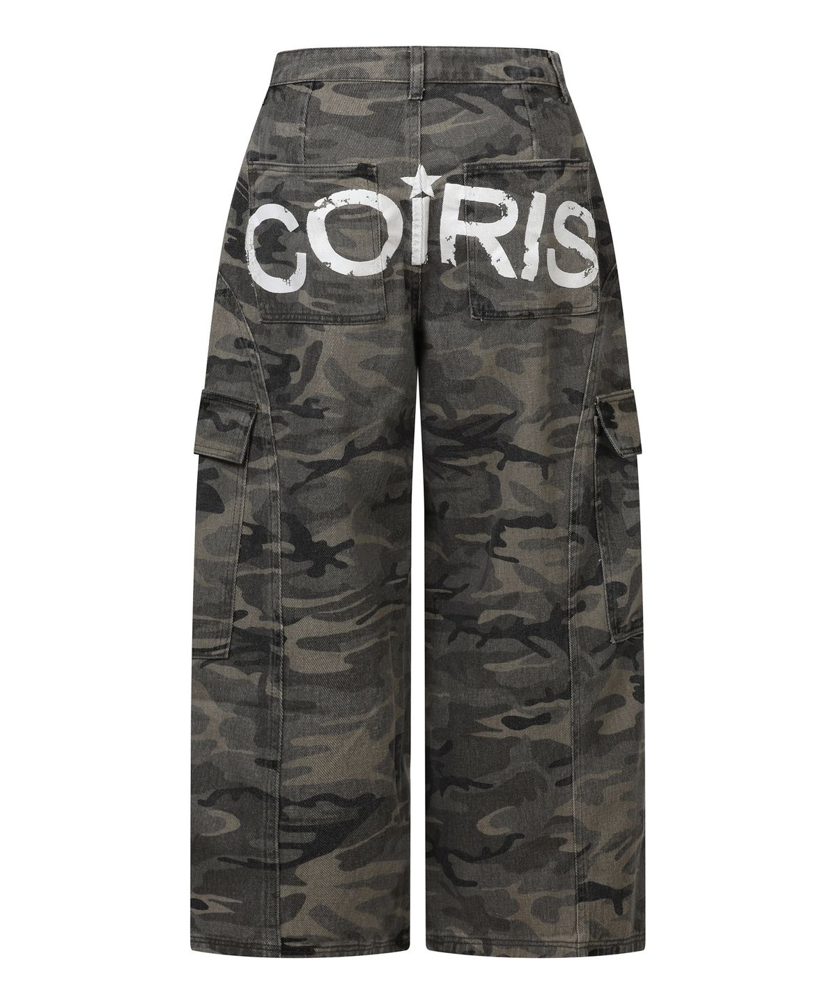 코이리스(COIRIS) 마온 카모 카고 코튼 팬츠 남녀공용