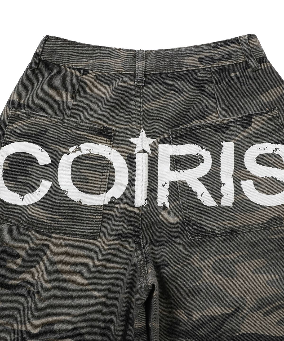 코이리스(COIRIS) 마온 카모 카고 코튼 팬츠 남녀공용