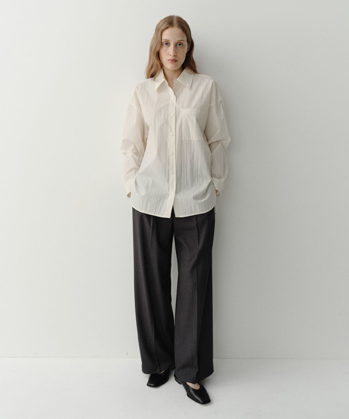 이아(EAAH) BEN SHIRT (CREAM)