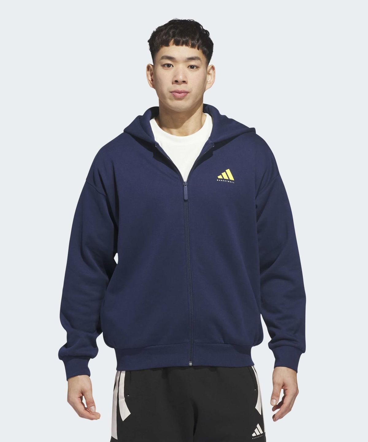 아디다스(ADIDAS) 바스켓볼 풀집 후디 - 나이트인디고 / JZ9527