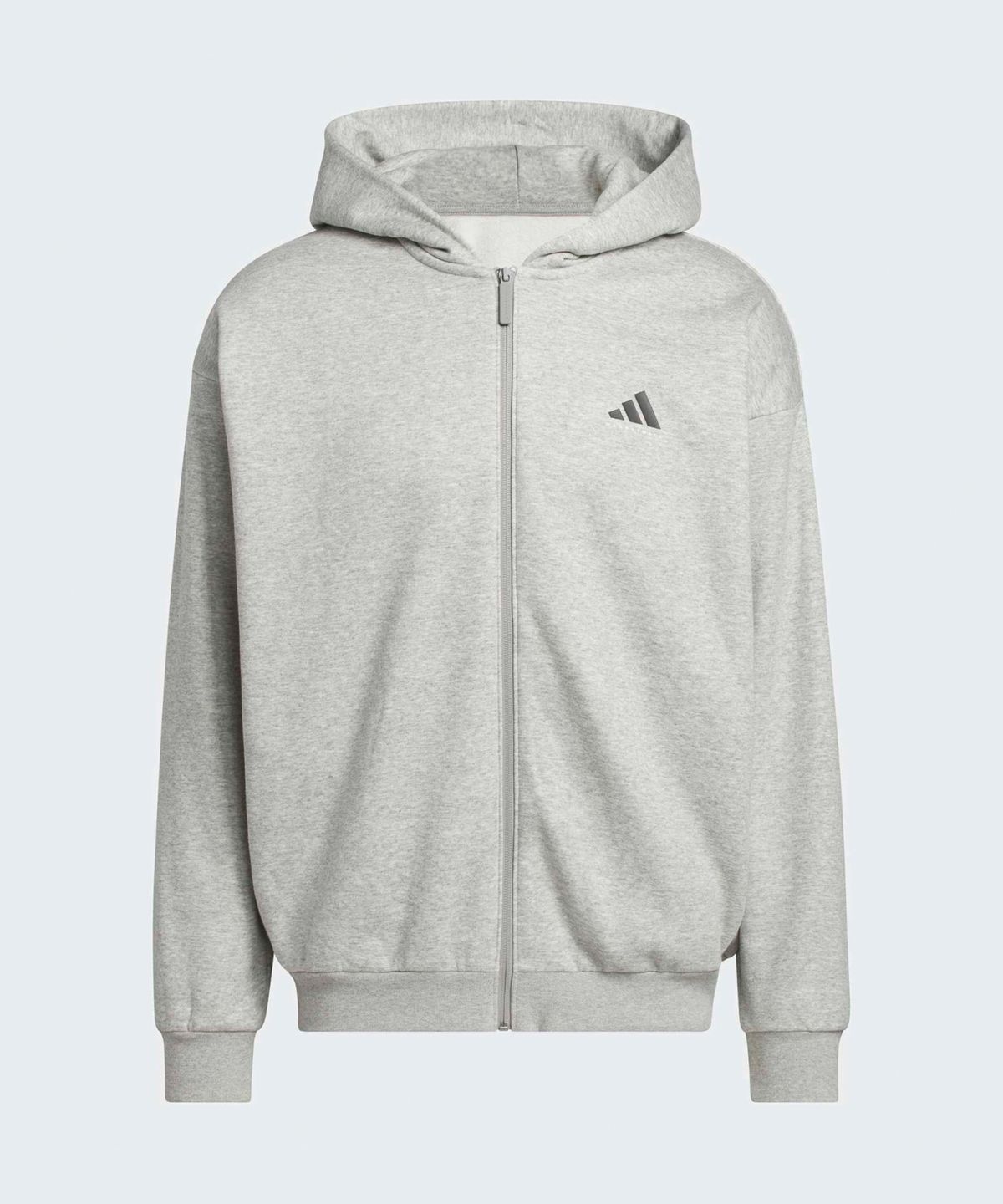 아디다스(ADIDAS) 바스켓볼 풀집 후디- 미디엄그레이헤더 / KB7562