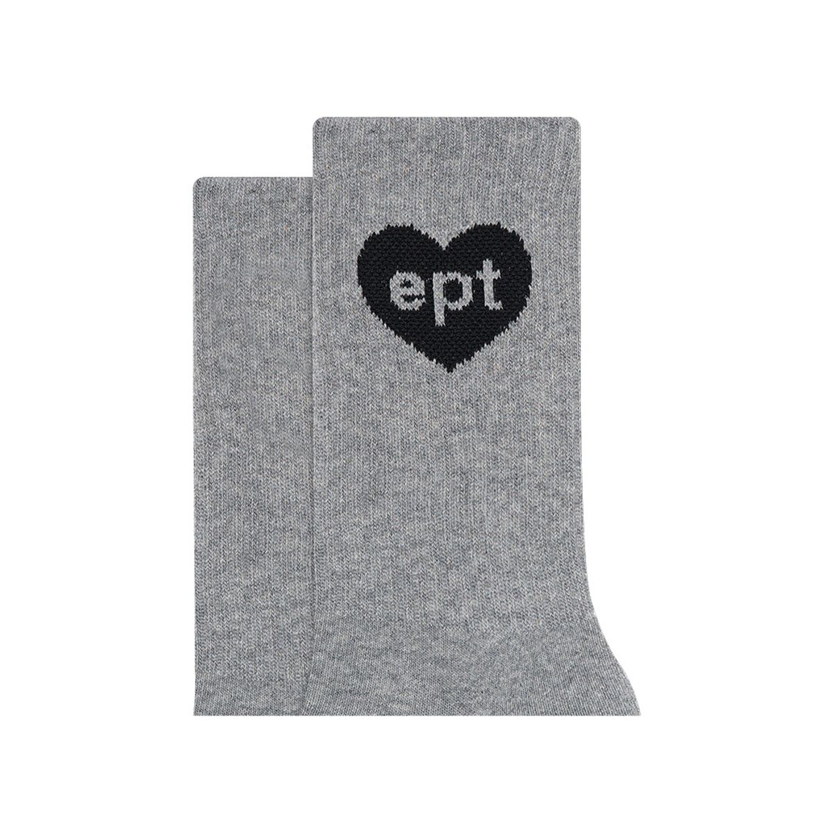 이피티(EPT) HEART LONG CREW SOCKS (MELANGE)