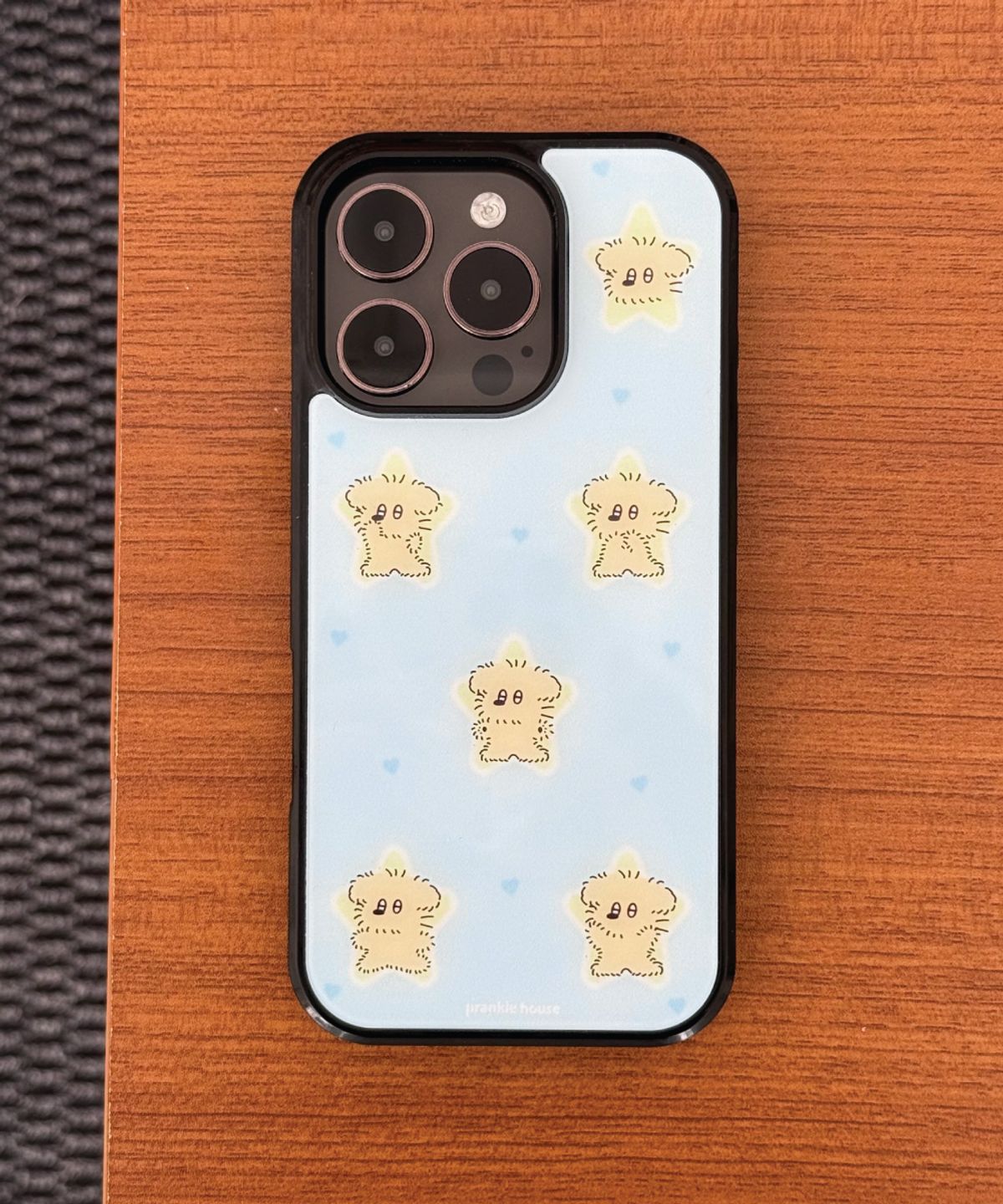 프랭키하우스(PRANKIEHOUSE) 보송강쥐 실버 범퍼 맥세이프 케이스 (에폭시/맥세이프 글라스)