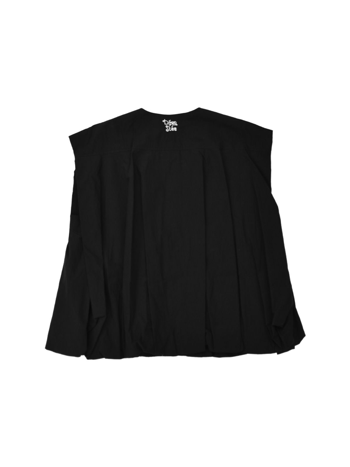 데바스테(DEVASTEE) 벌룬 실루엣 베스트 ESFDVVE05BLK