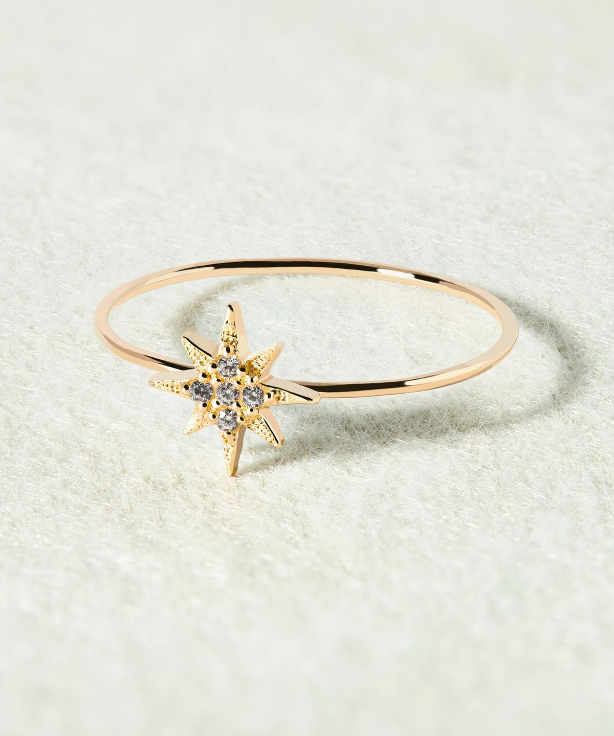 엘렌쥬얼리(HELENE JEWELRY) 14K 소울 스타 큐빅 미스 링 금 실 반지