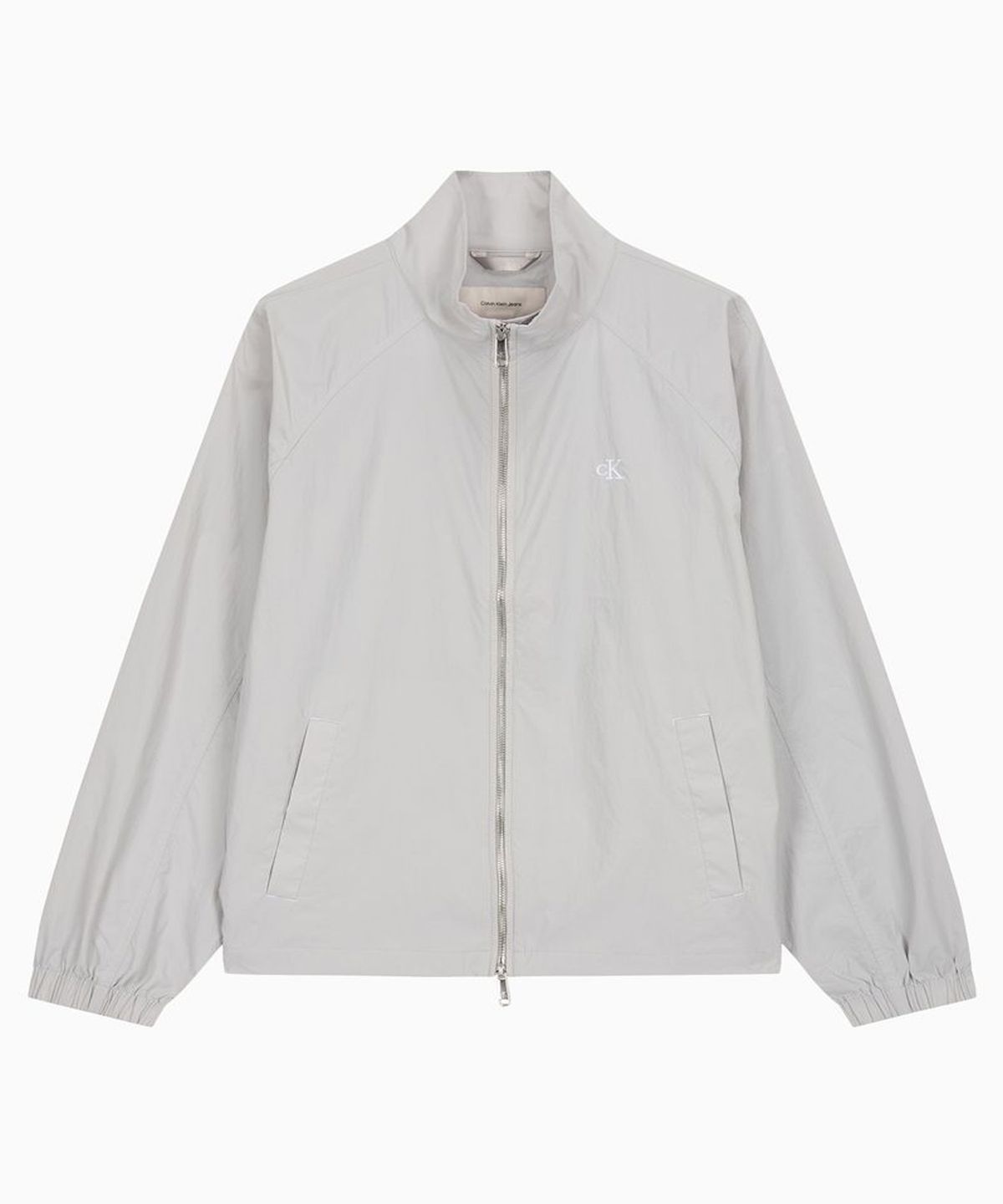 캘빈클라인 진(CALVIN KLEIN JEANS) 인더시티 콘트라스트 스티치 윈드브레이커 그레이 4RF523G QBW