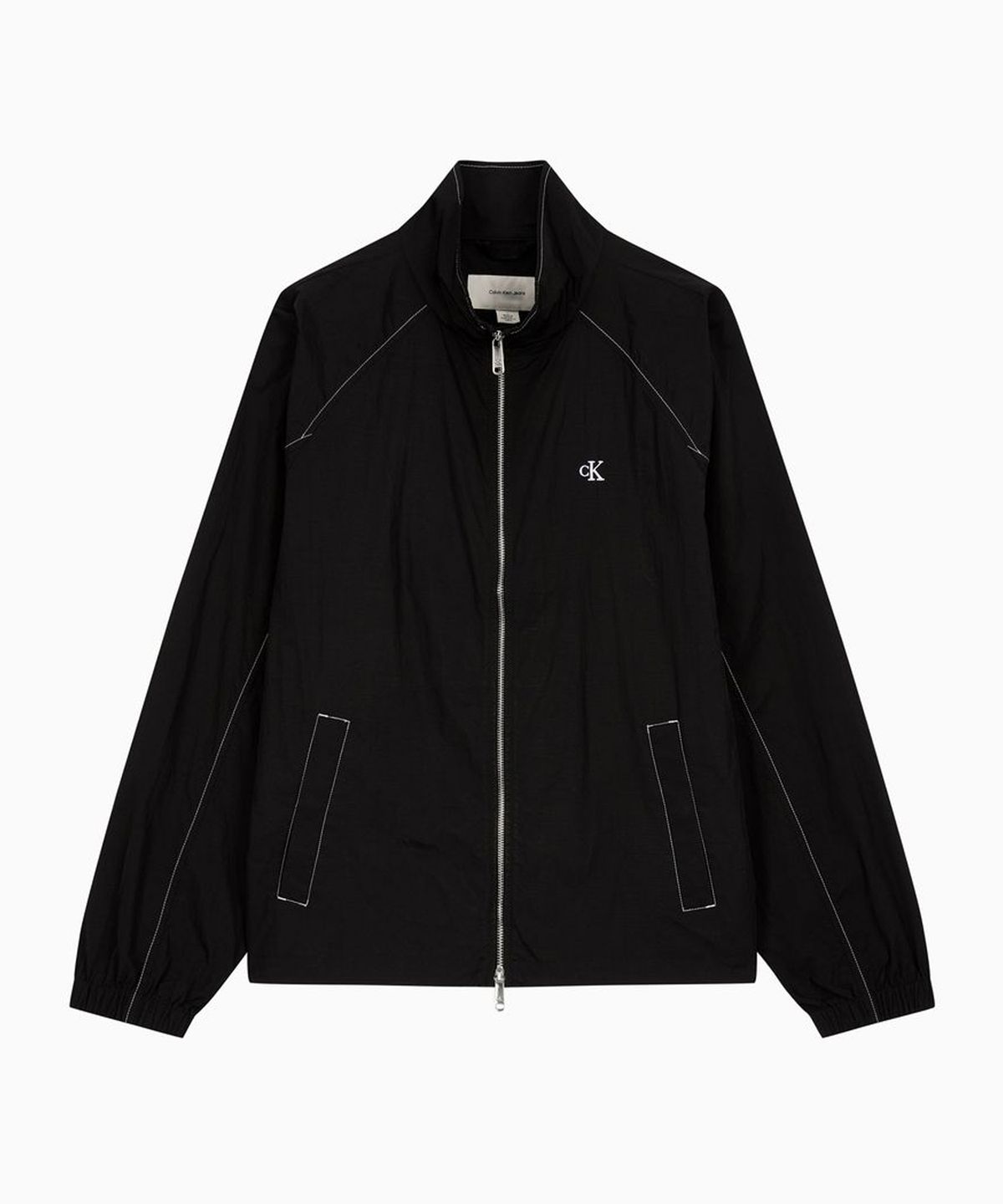 캘빈클라인 진(CALVIN KLEIN JEANS) 인더시티 콘트라스트 스티치 윈드브레이커 블랙 4RF523G UB1