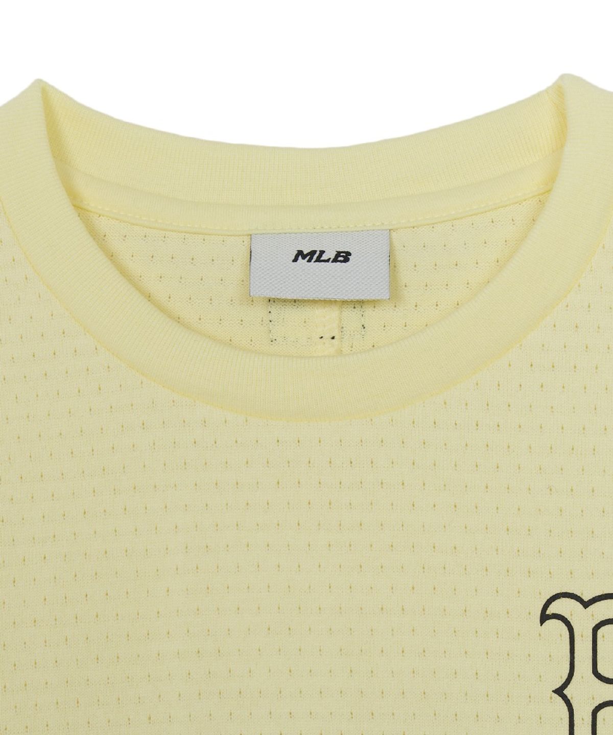 엠엘비 키즈(MLB KIDS) 스트릿 베이직 메쉬 아트웍 티셔츠 BOS (L.Yellow)