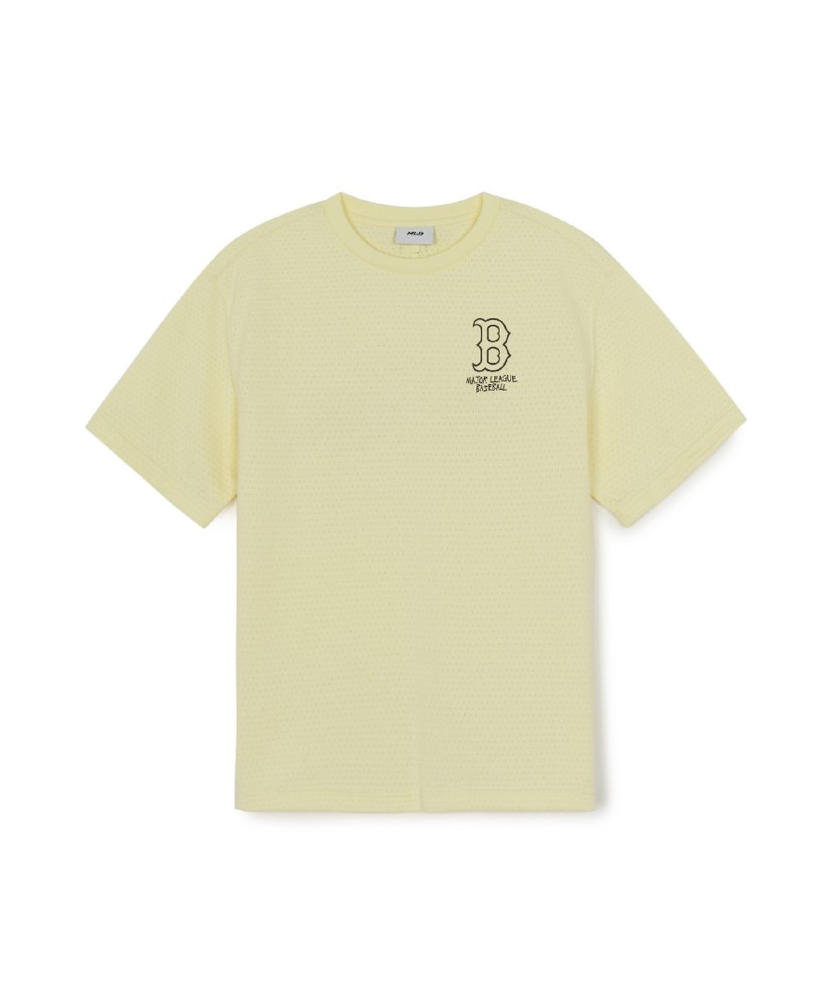 엠엘비 키즈(MLB KIDS) 스트릿 베이직 메쉬 아트웍 티셔츠 BOS (L.Yellow)