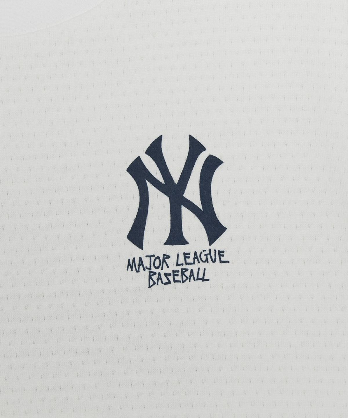 엠엘비 키즈(MLB KIDS) 스트릿 베이직 메쉬 아트웍 티셔츠 NY (White)