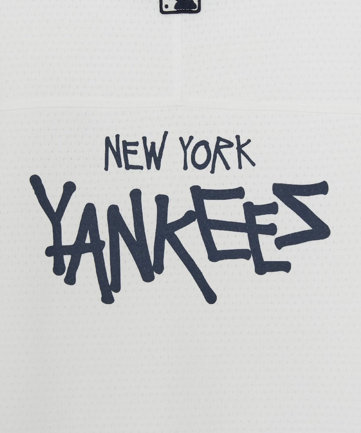 엠엘비 키즈(MLB KIDS) 스트릿 베이직 메쉬 아트웍 티셔츠 NY (White)