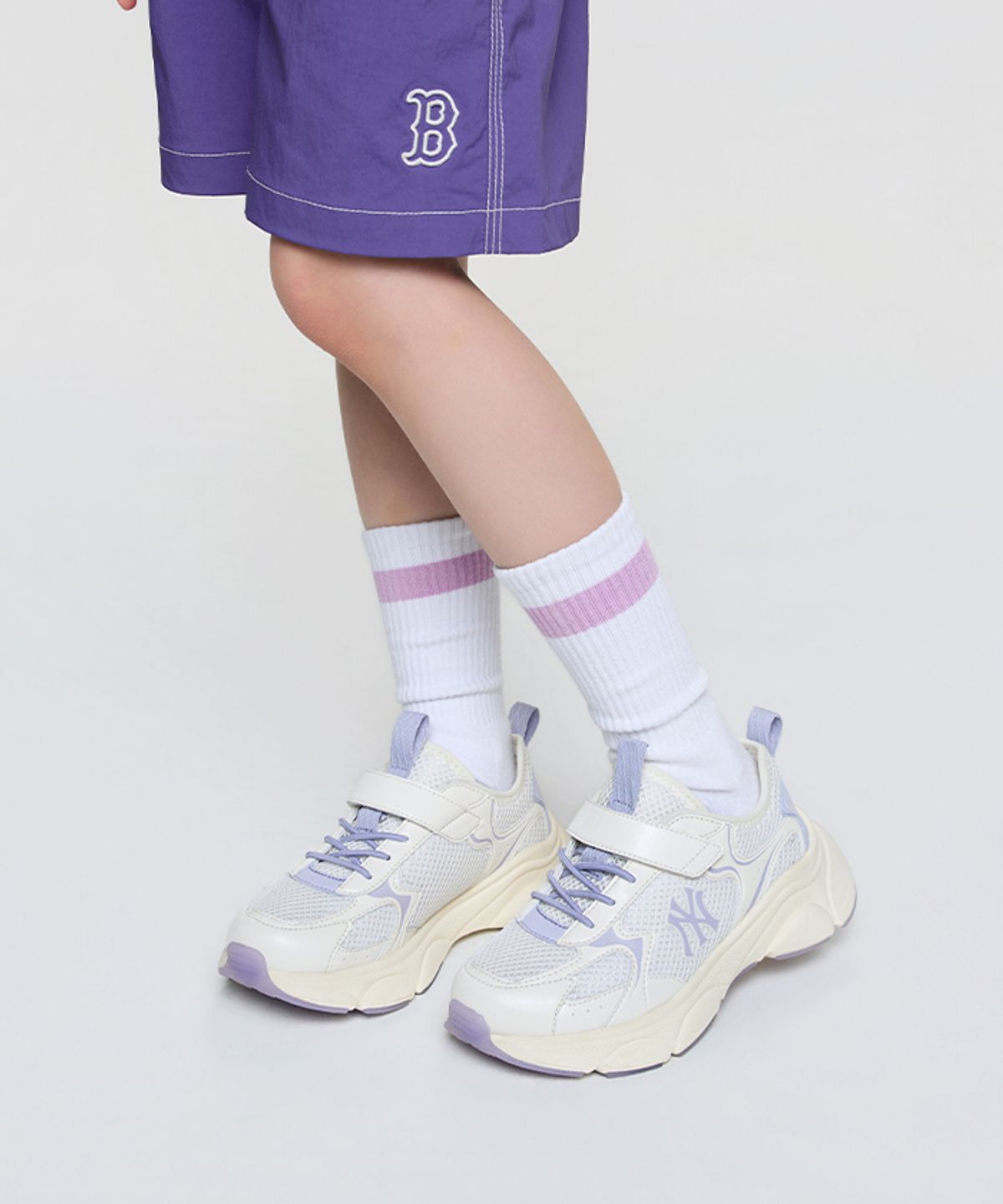 엠엘비 키즈(MLB KIDS) 에이스 러너 스피드 주니어 NY (L.Lavender)