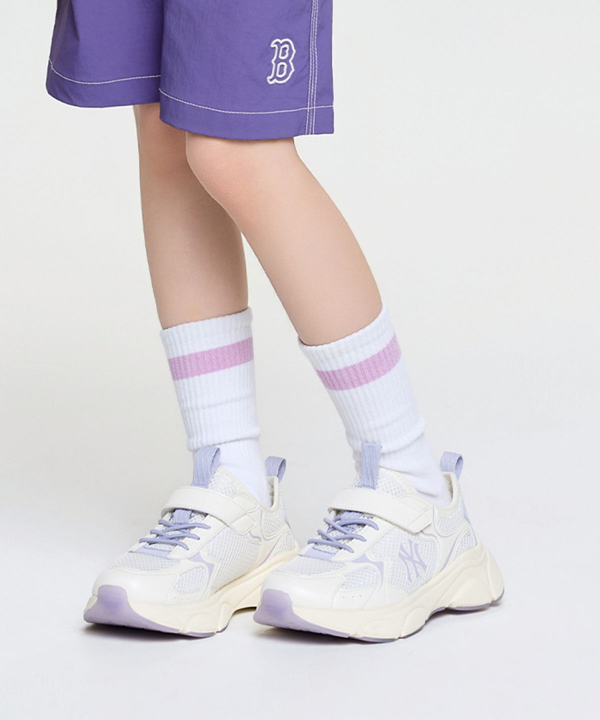 엠엘비 키즈(MLB KIDS) 에이스 러너 스피드 주니어 NY (L.Lavender)