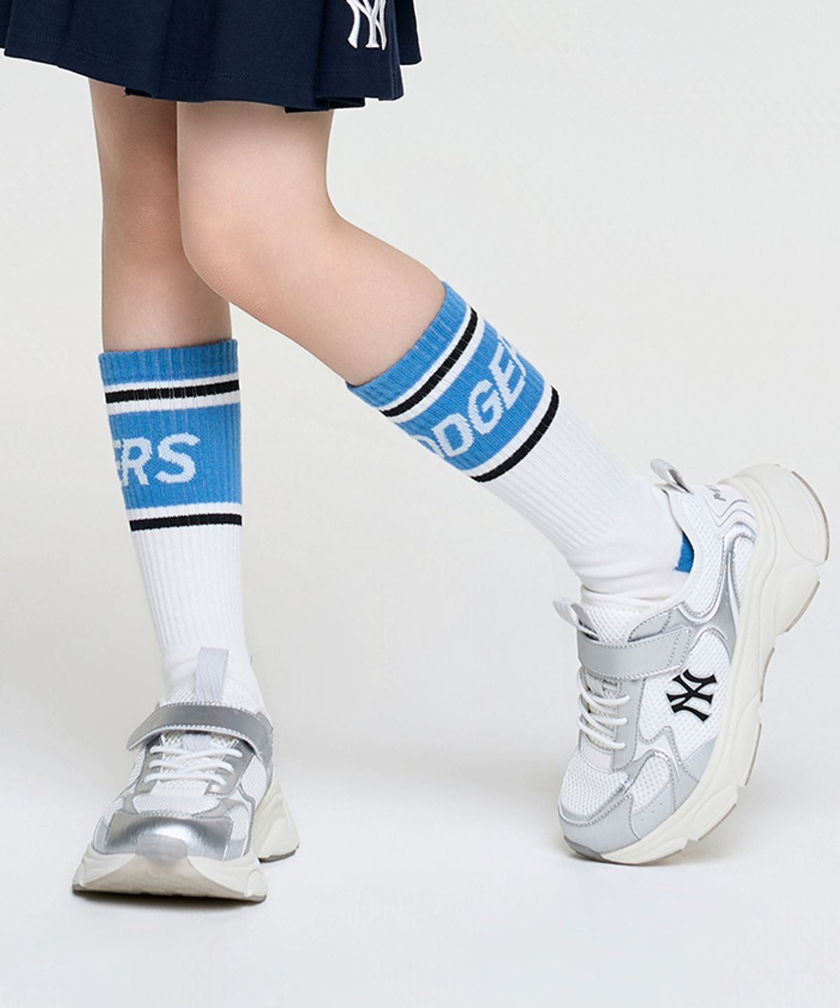 엠엘비 키즈(MLB KIDS) 에이스 러너 스피드 주니어 NY (Silver)