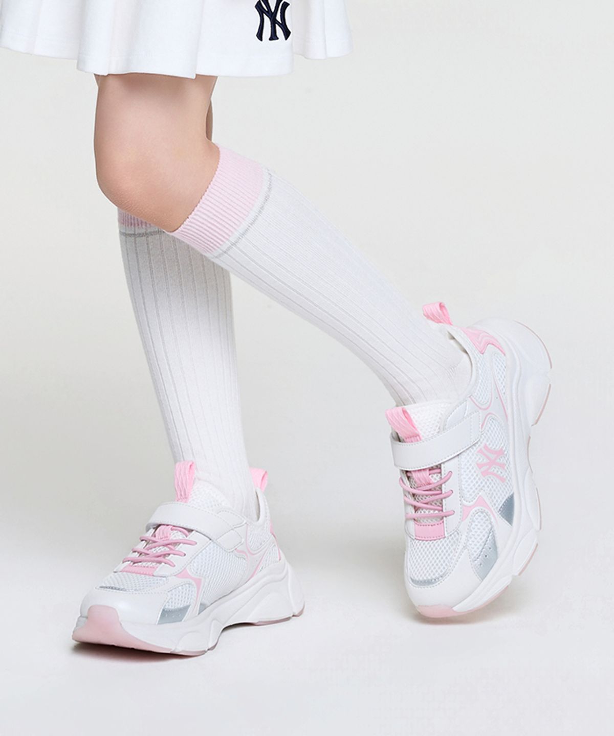 엠엘비 키즈(MLB KIDS) 에이스 러너 스피드 주니어 NY (Pink)