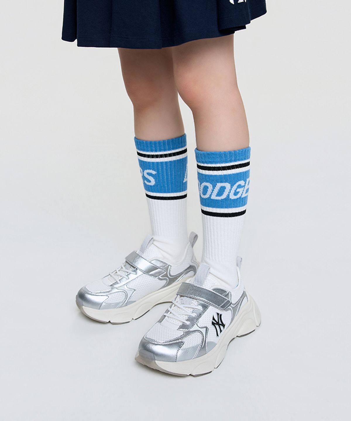 엠엘비 키즈(MLB KIDS) 에이스 러너 스피드 NY (Silver)