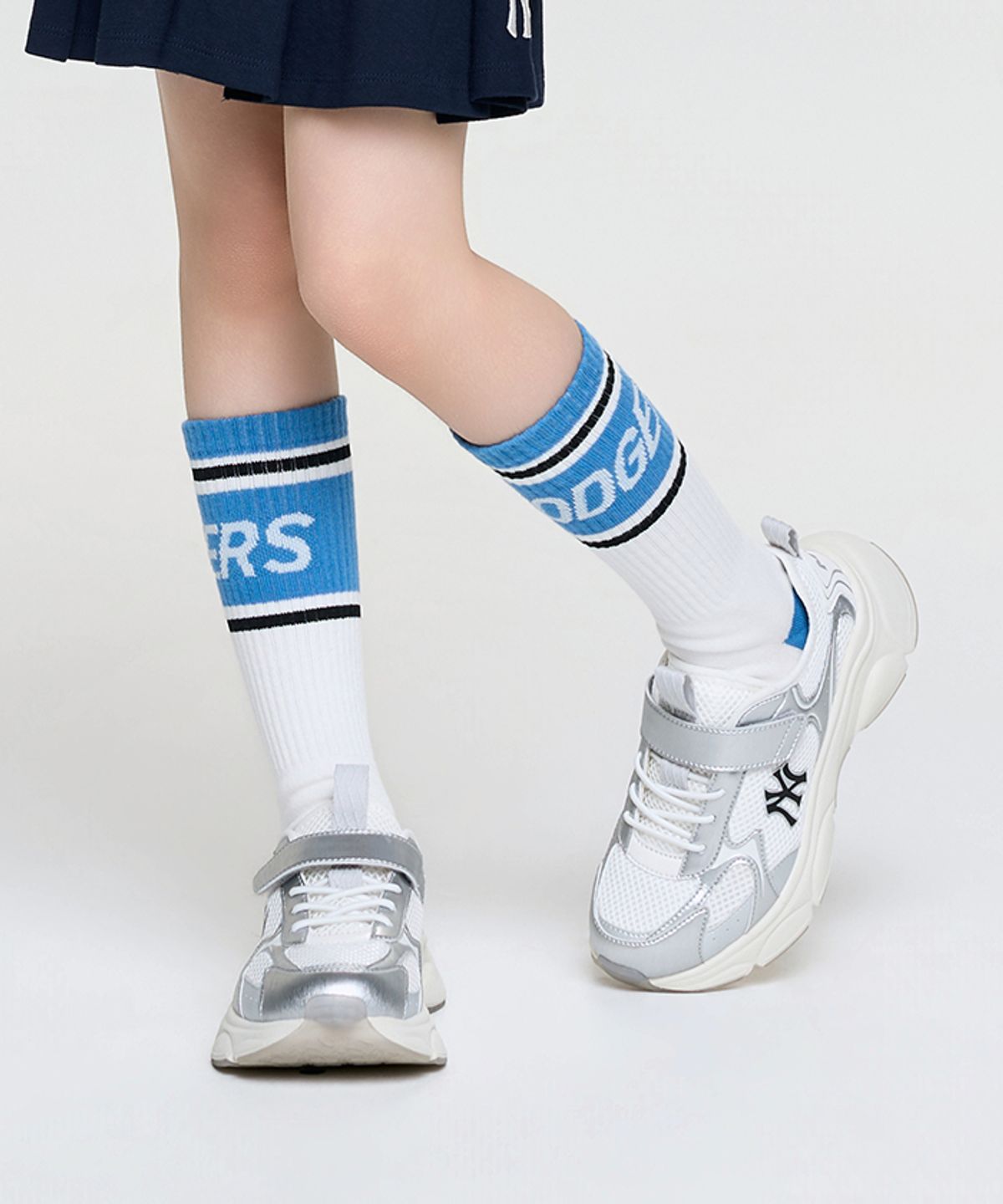 엠엘비 키즈(MLB KIDS) 에이스 러너 스피드 NY (Silver)
