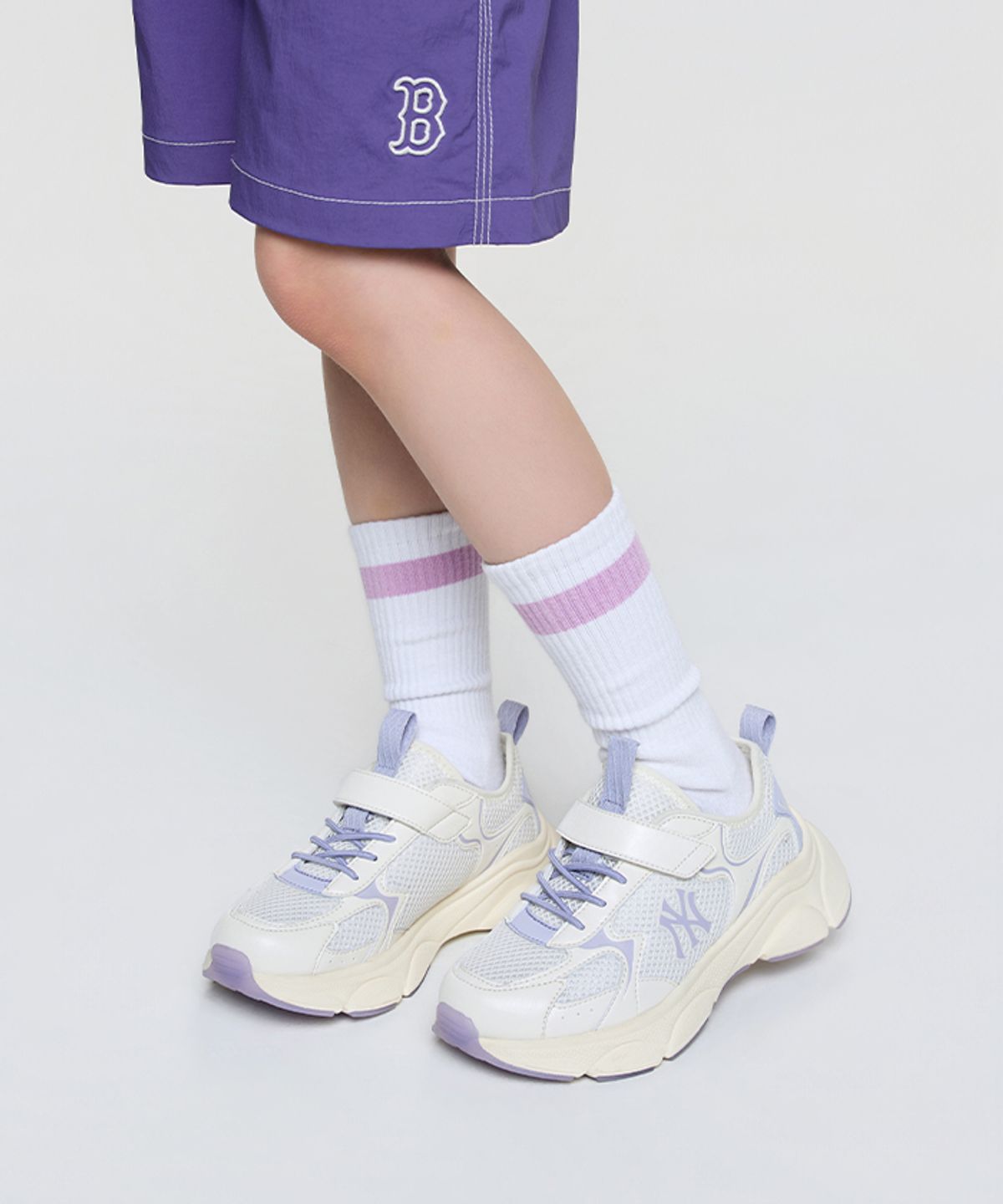 엠엘비 키즈(MLB KIDS) 에이스 러너 스피드 NY (L.Lavender)