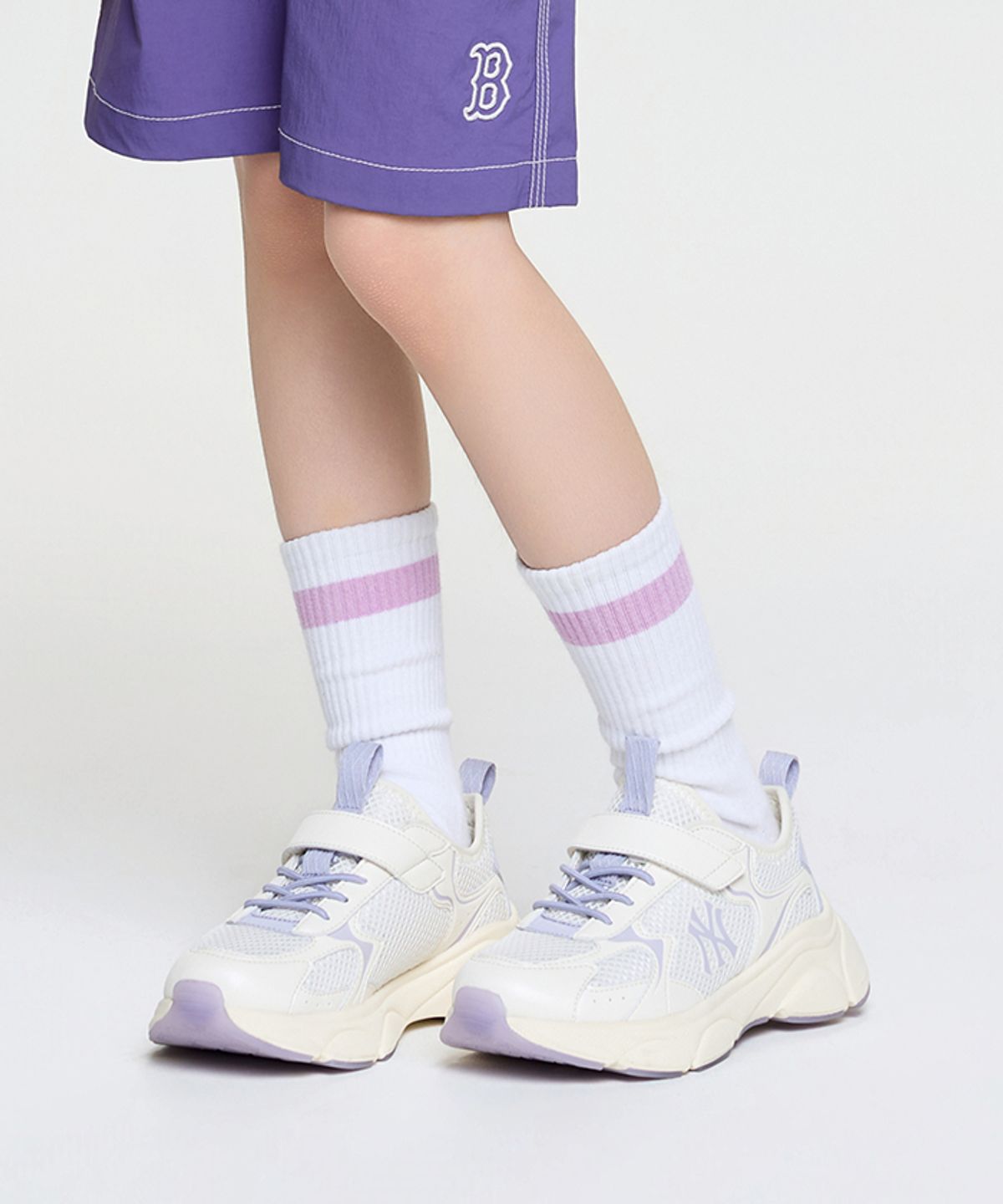 엠엘비 키즈(MLB KIDS) 에이스 러너 스피드 NY (L.Lavender)