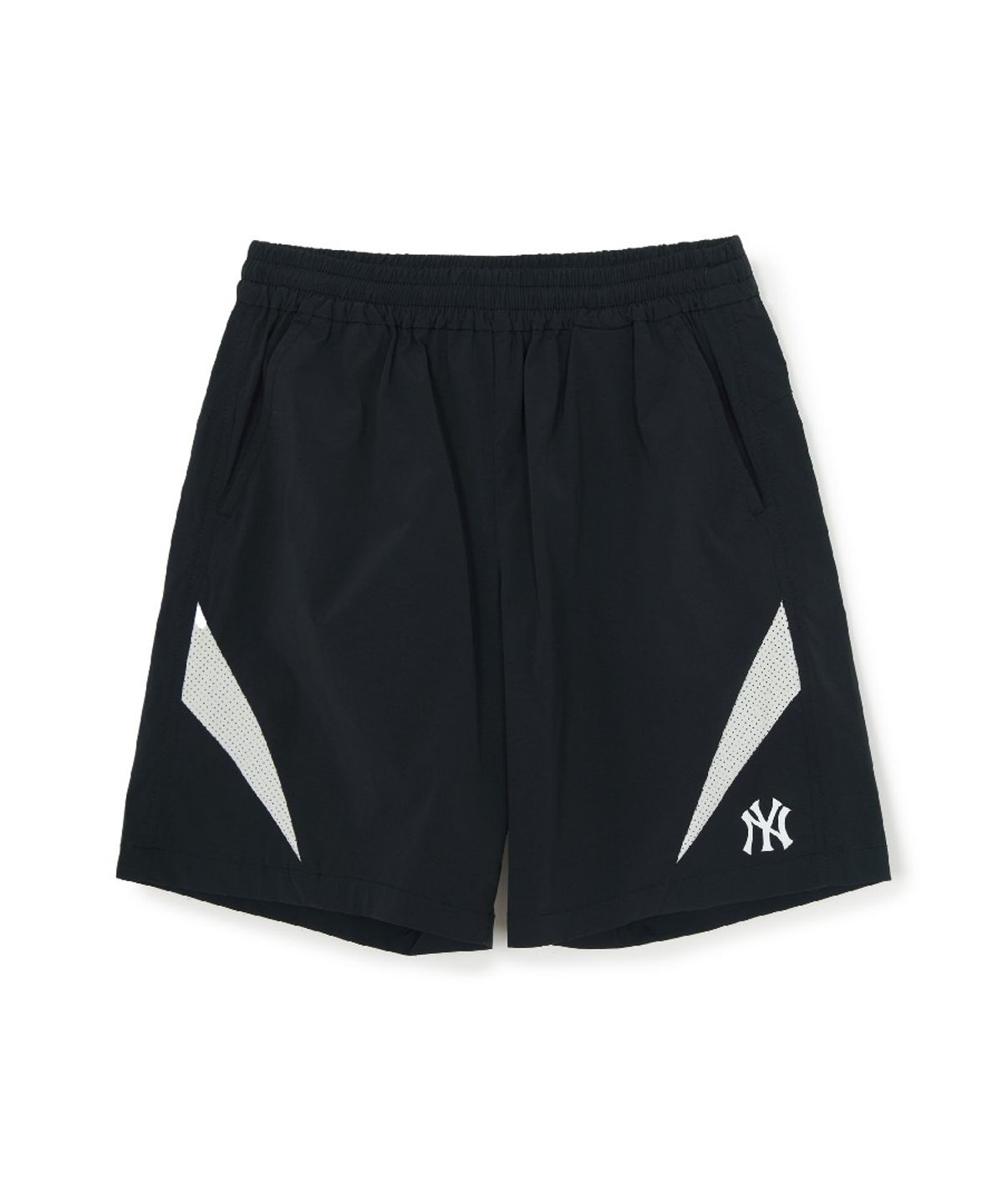 엠엘비 키즈(MLB KIDS) 스포티브 바시티 메쉬배색 5부 팬츠 NY (Black)