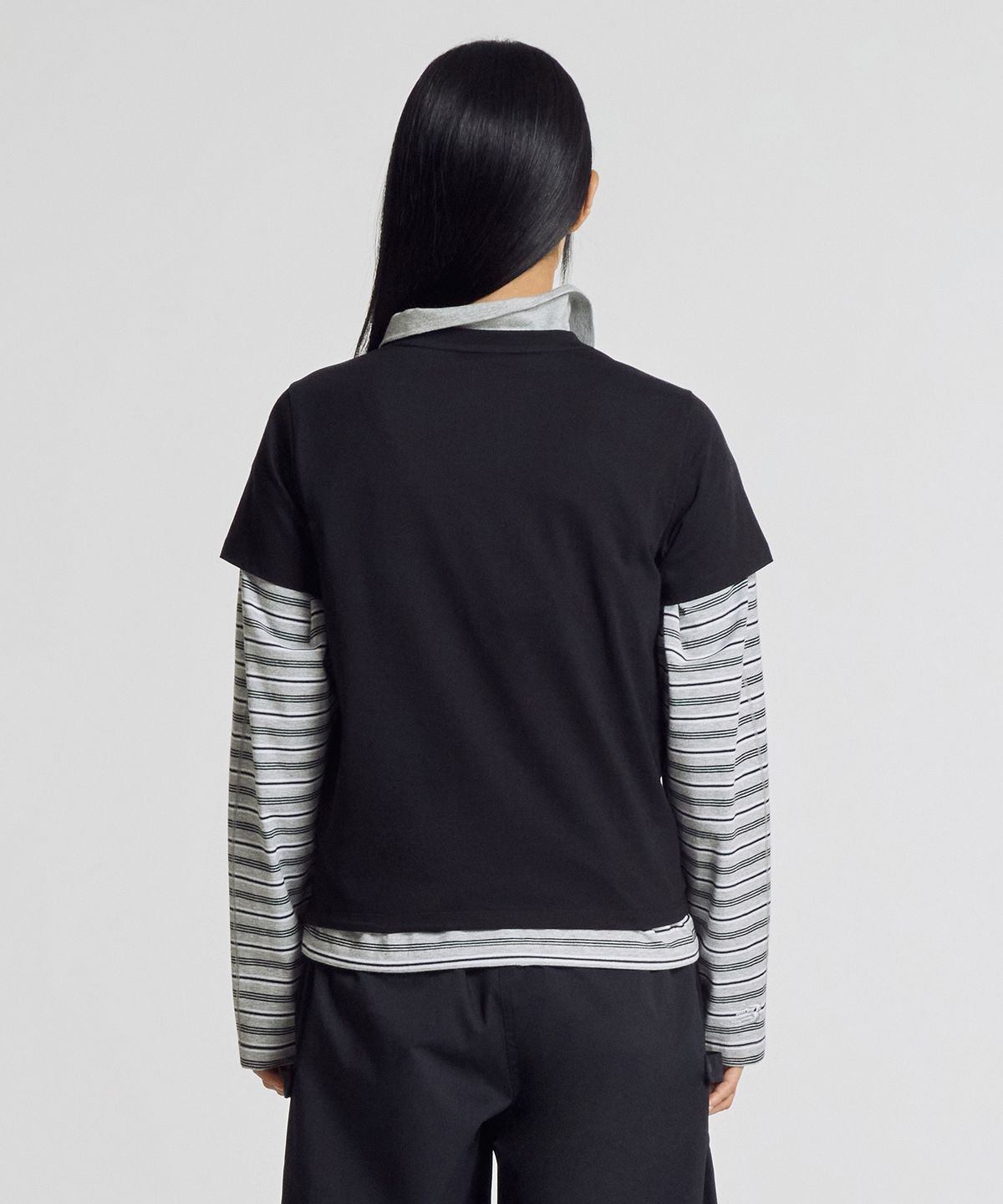 뉴발란스(NEW BALANCE) NBNEG2W452 / WOMEN 에센셜 베이직 반팔티 (BLACK)