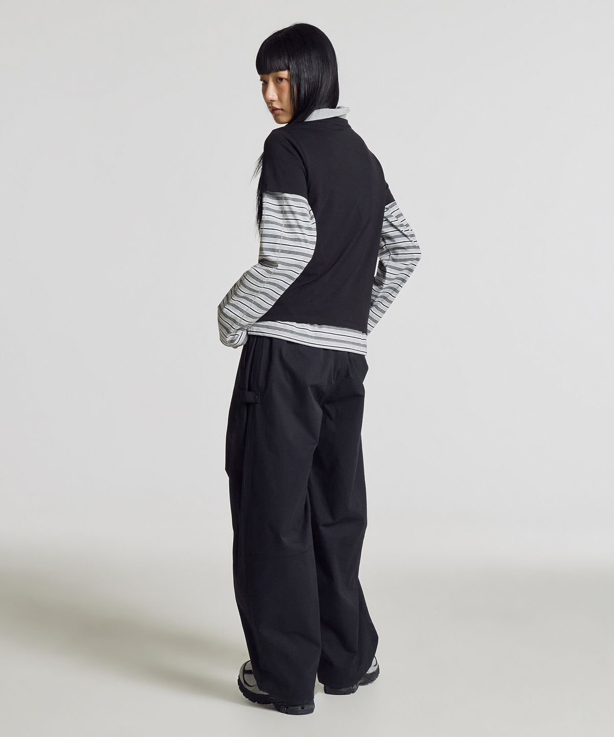 뉴발란스(NEW BALANCE) NBNEG2W452 / WOMEN 에센셜 베이직 반팔티 (BLACK)