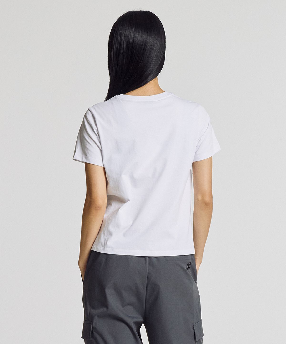 뉴발란스(NEW BALANCE) NBNEG2W452 / WOMEN 에센셜 베이직 반팔티 (WHITE)