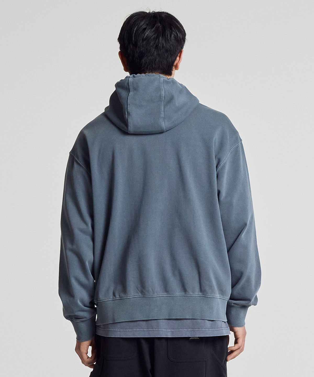 뉴발란스(NEW BALANCE) NBMDG21413 / UNI 에센셜 썸머 경량 다잉 후드집업 (DARK BLUE)