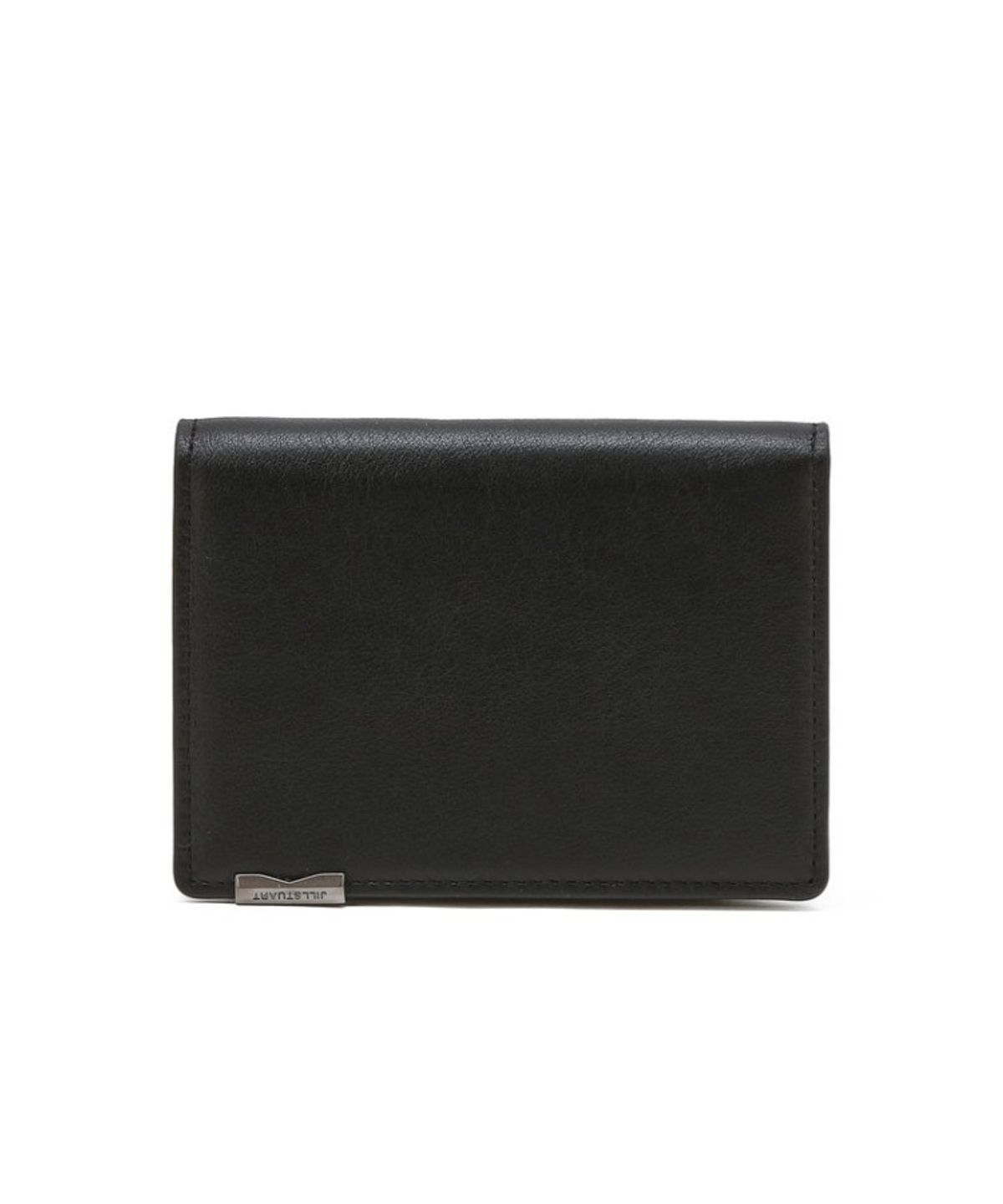 질스튜어트 맨 액세서리(JILLSTUART MEN ACC) 블랙 로고장식 소가죽 명함지갑 JUWA6F501BK