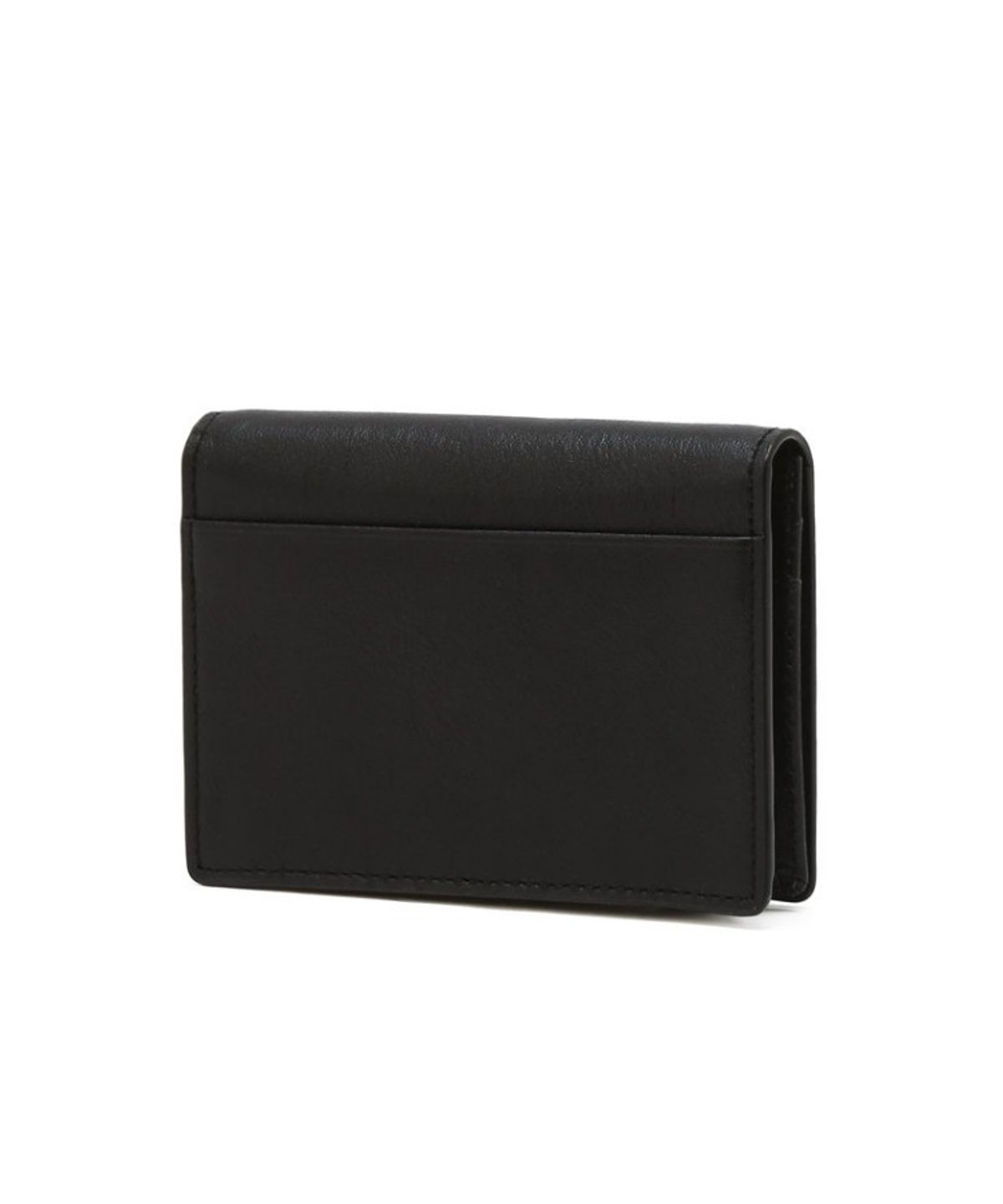 질스튜어트 맨 액세서리(JILLSTUART MEN ACC) 블랙 로고장식 소가죽 명함지갑 JUWA6F501BK