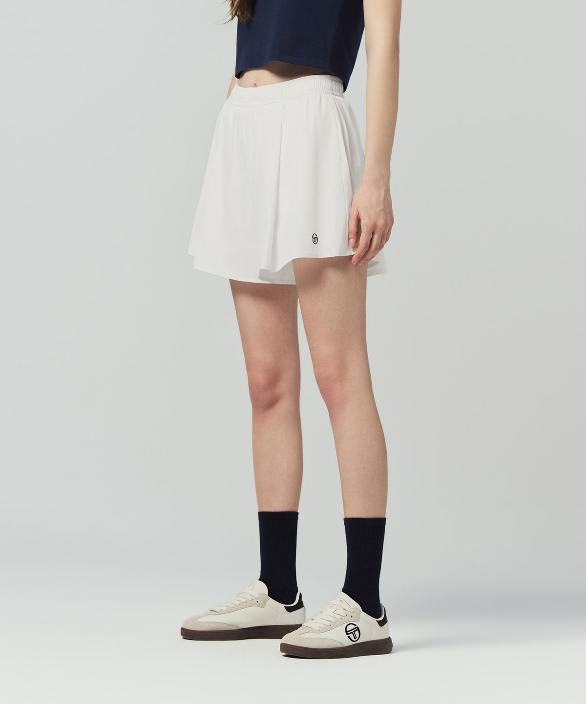 세르지오 타키니(SERGIO TACCHINI) W 플로위 스커티 쇼츠 (White)