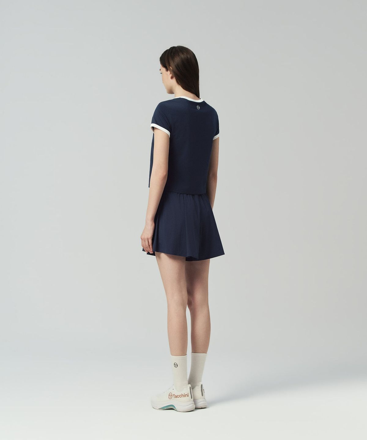 세르지오 타키니(SERGIO TACCHINI) W 플로위 스커티 쇼츠 (Navy)