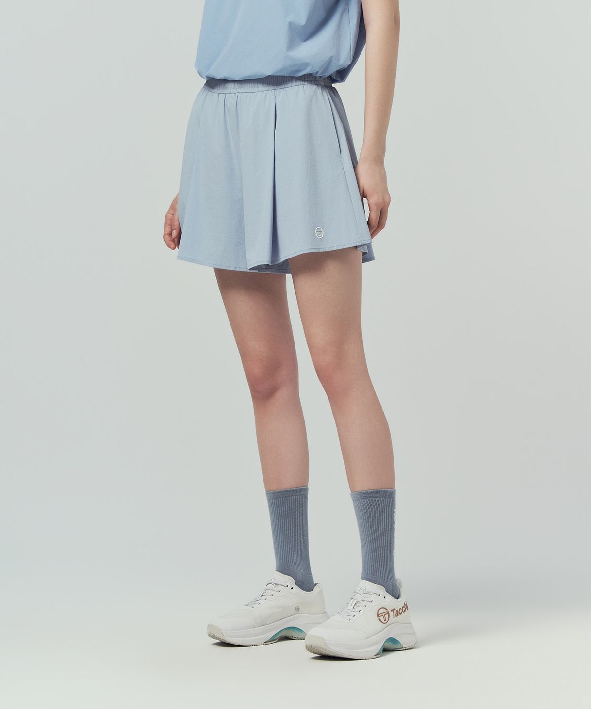 세르지오 타키니(SERGIO TACCHINI) W 플로위 스커티 쇼츠 (L.Indigo)